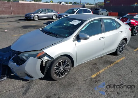 2014 Toyota Corolla S Plus из США, поврежденный, VIN 5YFBURHE1EP170396